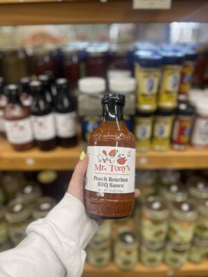 Mr. Tony's Peach Bourbon BBQ Sauce