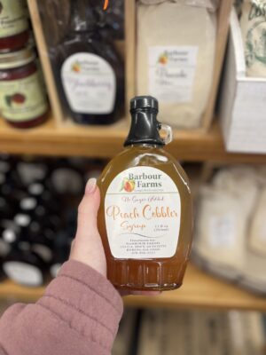 No Sugar Added Peach Cobbler Syrup